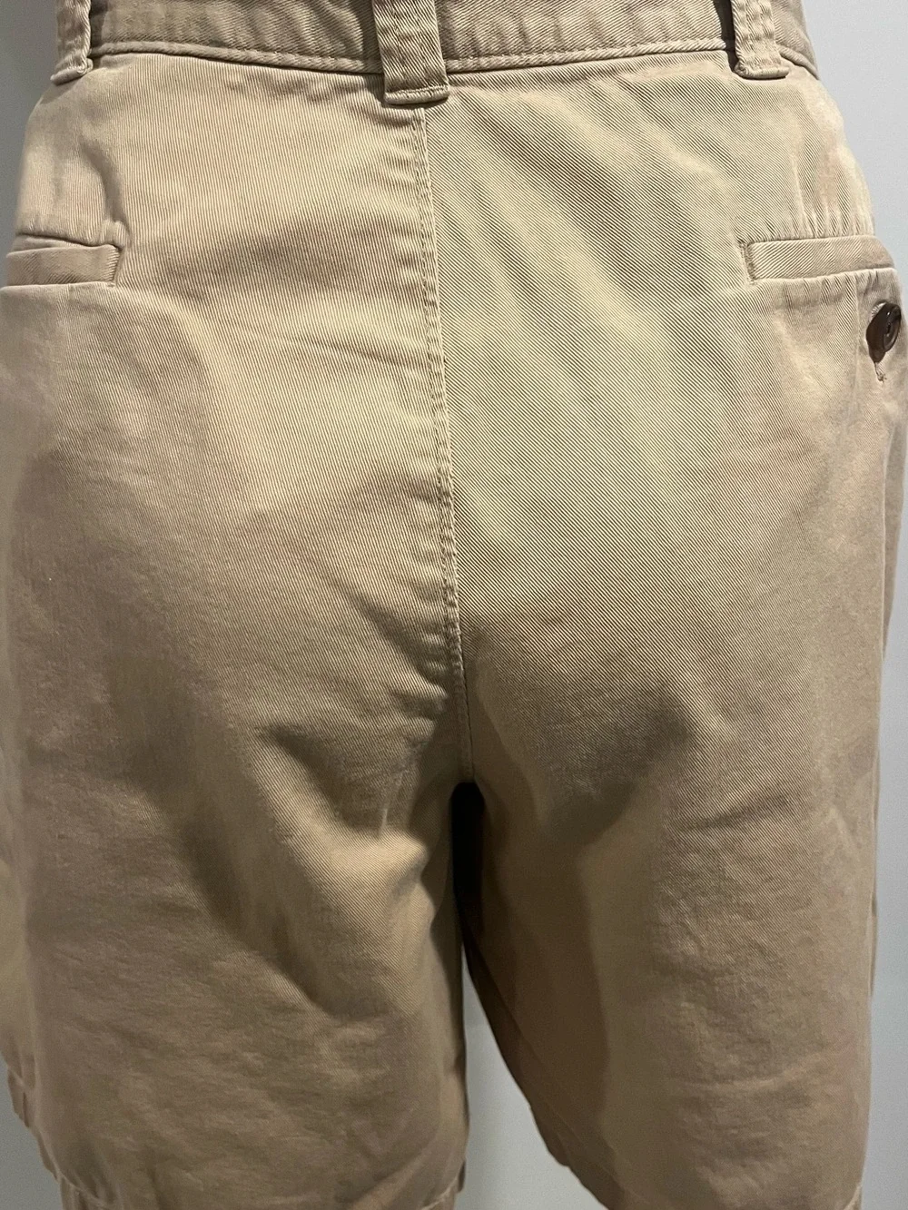 J. CREW Men’s Tan Flat Front Shorts, Sz 34, 9” Inseam ORIG $125 DESIGNER Deal!
